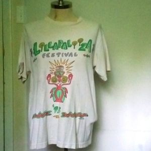 Rare Vintage 1993 Lollapalooza Festival T Shirt. Unisex but sold as Men's Size L